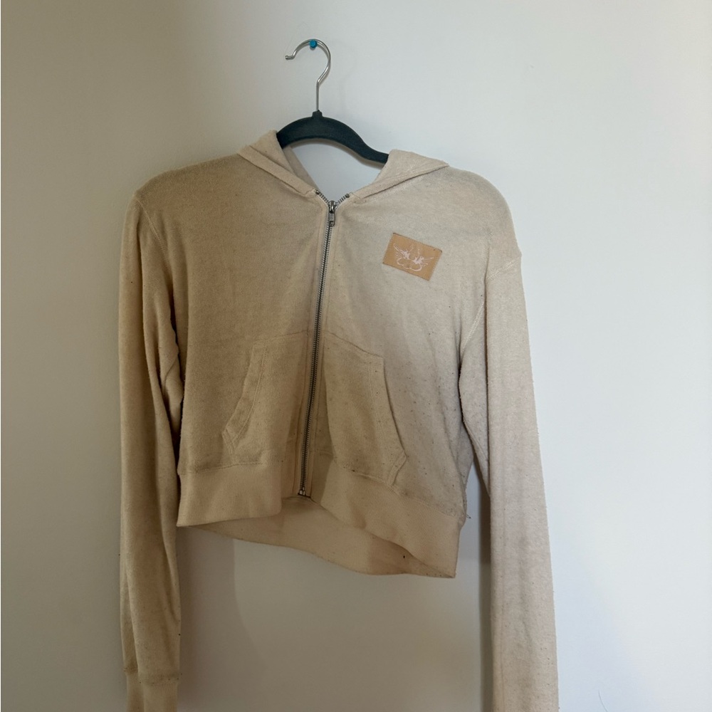 Boys Lie Cream Zip-Up Hoodie